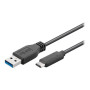 Goobay , Round cable , Sync & Charge Super Speed USB-C to USB A 3.0 charging cable , 67999 , USB-C male