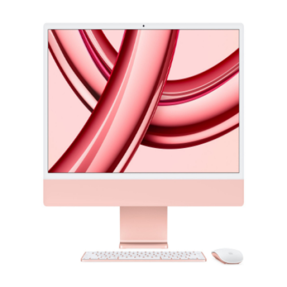 Apple iMac 24” 4.5K Retina, Apple M3 8C CPU, 8C GPU/8GB/256GB SSD/Pink/SWE , Apple