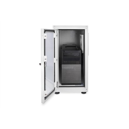 Digitus Computer housing with in-built filter fan and levelling feet , DN-CC 9002 , IP54 , Light grey