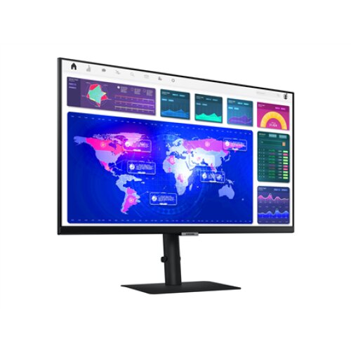 Samsung , Monitor , LS27A600UUUXEN , 27 , IPS , QHD , 16:9 , 75 Hz , 5 ms , 2560 x 1440 , 300 cd/m² , HDMI ports quantity 1 , Black