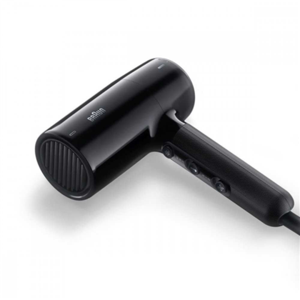 Braun Hair dryer , BRHD225E , 2200 W , Number of temperature settings 3 , Ionic function , Diffuser nozzle , Black