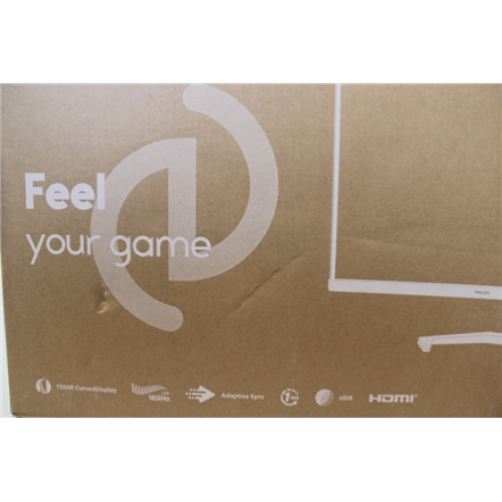 SALE OUT. PHILIPS 32M1C5500VL/00 31.5 3560x1440/16:9/250cd/m²/1ms/ DP HDMI USB Audio out , Gaming Monitor , 32M1C5500VL/00 , 31.5 , VA , QHD , 16:9 , 165 Hz , 4 ms , 2560 x 1440 , 250 cd/m² , HDMI ports quantity 2 , Black , DAMAGED PACKAGING , Gaming Moni
