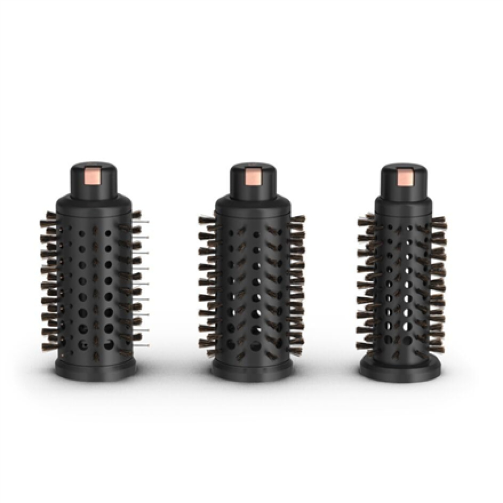 Rowenta , Styling Hair Brush , CF9620 , Temperature (max) 80 °C , Number of heating levels 3 , Black/Gold Rose