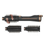 Rowenta , Styling Hair Brush , CF9620 , Temperature (max) 80 °C , Number of heating levels 3 , Black/Gold Rose