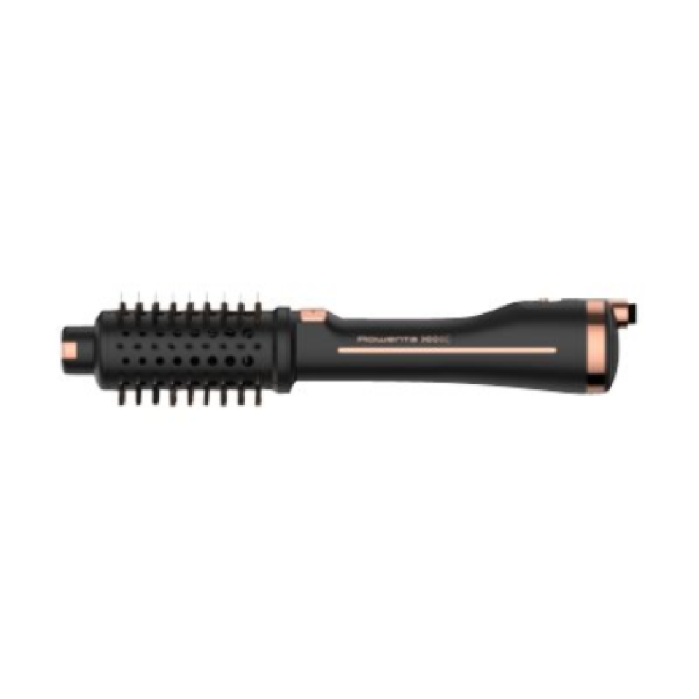 Rowenta , Styling Hair Brush , CF9620 , Temperature (max) 80 °C , Number of heating levels 3 , Black/Gold Rose