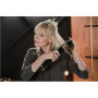 Rowenta , Styling Hair Brush , CF9620 , Temperature (max) 80 °C , Number of heating levels 3 , Black/Gold Rose