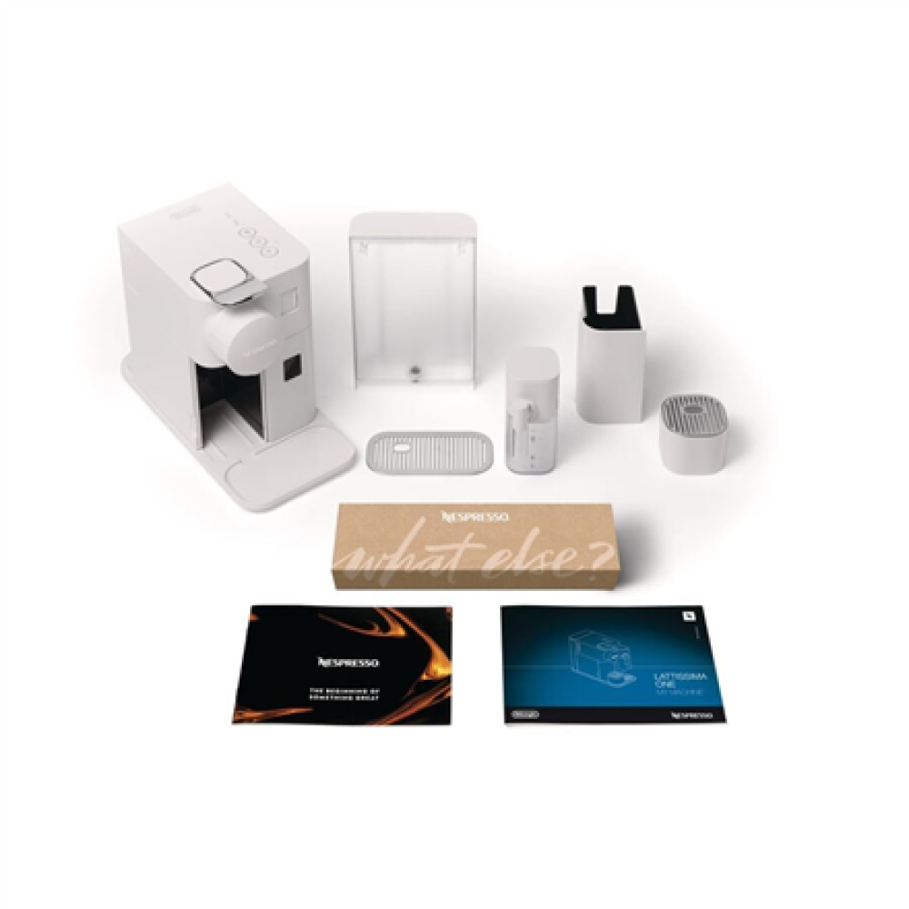 Delonghi , Coffee Machine , EN510.W Lattissima One , Pump pressure 19 bar , Built-in milk frother , Automatic , 1450 W , White