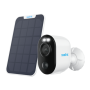 Reolink , Wireless Solar & Battery Powered Security Camera with Smart Detection , Argus Series B310 with Solar Panel , Bullet , 3 MP , f=4mm，F=2.0 , IP65 , H.264/H.265 , Micro SD, Max. 128GB