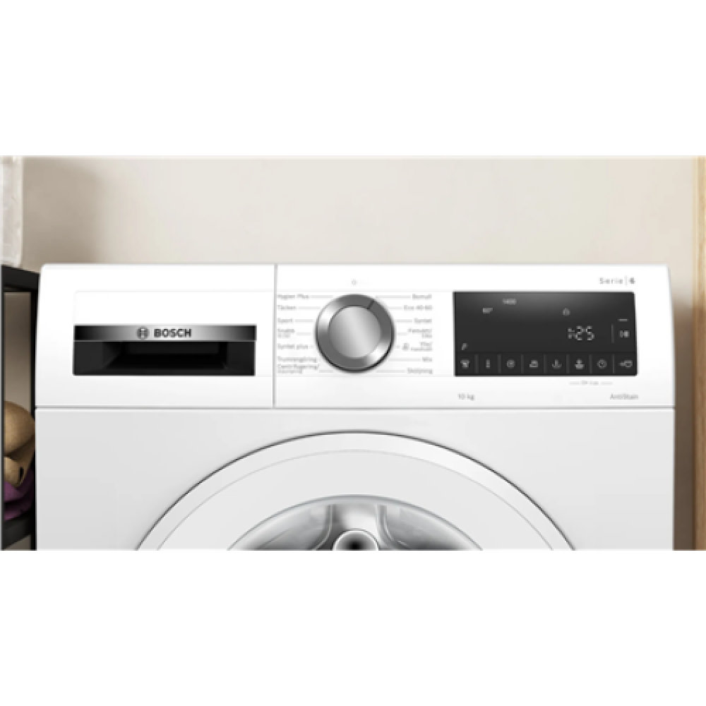 Bosch , Washing Machine , WGG2540MSN , Energy efficiency class A , Front loading , Washing capacity 10 kg , 1400 RPM , Depth 58.8 cm , Width 59.7 cm , Display , LED , Direct drive , White