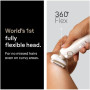 Braun Epilator , Silk-épil 9 Flex SES9-011 3D , Operating time (max) 50 min , Number of power levels 2 , Wet & Dry , White/Gold