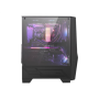 MSI MAG FORGE 100R PC Case, Mid-Tower, USB 3.2, Black , MSI , MSI MAG FORGE 100R , Black , ATX , Power supply included No
