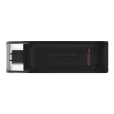 Kingston , USB Flash Drive , DataTraveler 70 , 128 GB , USB 3.2 Gen 1 Type-C , Black