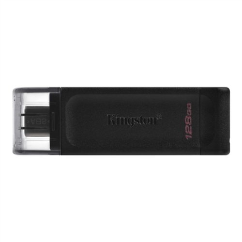 Kingston , USB Flash Drive , DataTraveler 70 , 128 GB , USB Type-C , Black