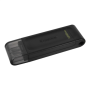Kingston , USB Flash Drive , DataTraveler 70 , 128 GB , USB 3.2 Gen 1 Type-C , Black