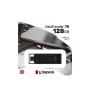 Kingston , USB Flash Drive , DataTraveler 70 , 128 GB , USB 3.2 Gen 1 Type-C , Black