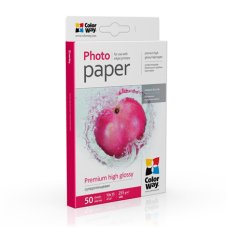 ColorWay Photo Paper, 50 sheets , Premium High Glossy , 255 g/m² , 10x15 ColorWay Photo Paper, 50 sheets , Premium High Glossy , 255 g/m² , 10x15