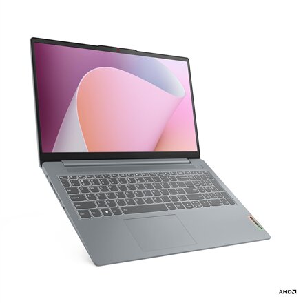Lenovo IdeaPad Slim 3 15ABR8 , Arctic Grey , 15.6 , IPS , FHD , 1920 x 1080 pixels , Anti-glare , AMD Ryzen 5 , 5625U , 16 GB , Soldered DDR4 , Solid-state drive capacity 512 GB , AMD Radeon Graphics , Windows 11 Home , 802.11ax , Bluetooth version 5.2 , 