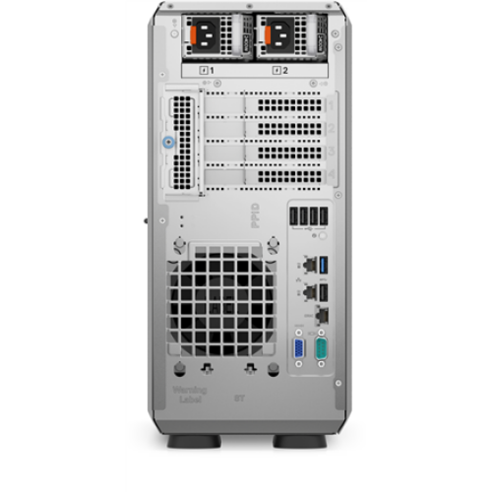 Dell PowerEdge T350 Tower Intel Xeon E-2314 2.8 GHz 8 MB 4T 4C 1x16 GB UDIMM 3200 MHz 480 GB SSD Up to 8 x 3.5 Hot-swap hard drive bays PERC H355 Power supply 2x600 W iDrac9 Basic No OS Warranty Basic NBD 36 month(s)