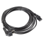 Lanberg , CEE 7/7 to IEC 320 C13 Power Cord , CA-C13C-11CC-0050-BK