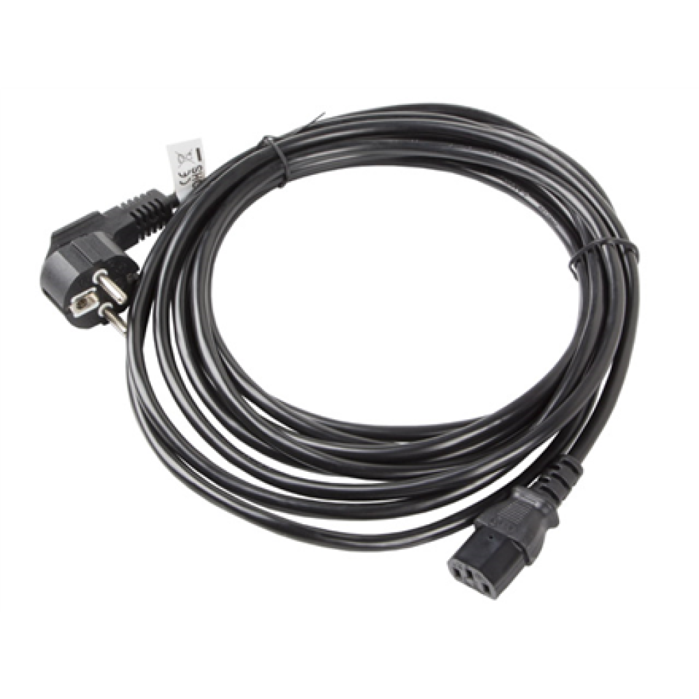 Lanberg , CEE 7/7 to IEC 320 C13 Power Cord , CA-C13C-11CC-0050-BK