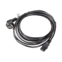 Lanberg , CEE 7/7 to IEC 320 C13 Power Cord , CA-C13C-11CC-0050-BK