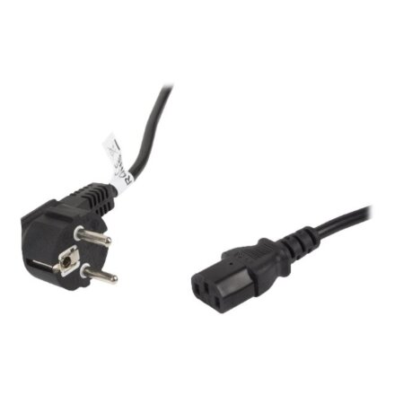 Lanberg , CEE 7/7 to IEC 320 C13 Power Cord , CA-C13C-11CC-0050-BK