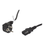 Lanberg , CEE 7/7 to IEC 320 C13 Power Cord , CA-C13C-11CC-0050-BK