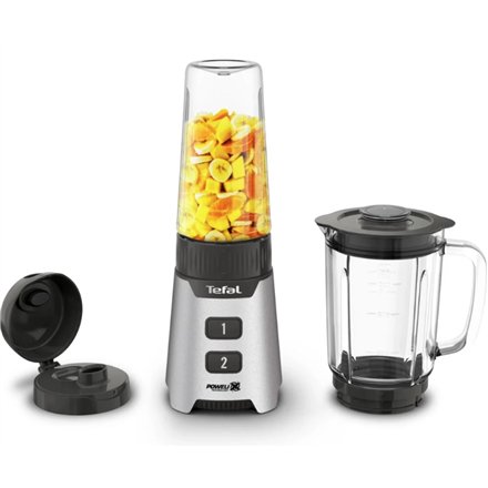 TEFAL Blender , BL16GE30 MiniMix , Tabletop , 400 W , Jar material Glass , Jar capacity 0.7 L , Silver