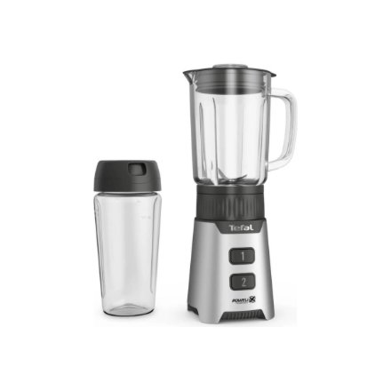 TEFAL Blender , BL16GE30 MiniMix , Tabletop , 400 W , Jar material Glass , Jar capacity 0.7 L , Silver