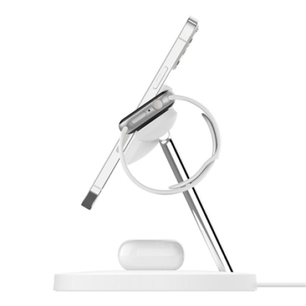 Belkin , Pro MagSafe 3in1 Wireless Charging Stand + AC Power Adapter , BOOST CHARGE