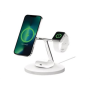 Belkin , Pro MagSafe 3in1 Wireless Charging Stand + AC Power Adapter , BOOST CHARGE