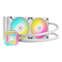 Corsair , iCUE H100i ELITE CAPELLIX XT , White , Intel, AMD , CPU Liquid Cooler