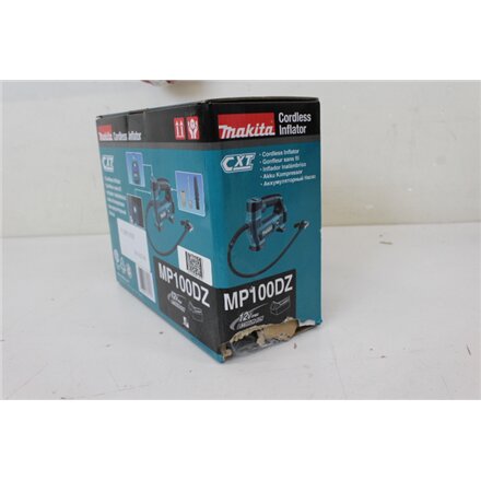 SALE OUT. Akumuliatorinis kompresorius MAKITA MP100DZ , Sourcing , DAMAGED PACKAGING