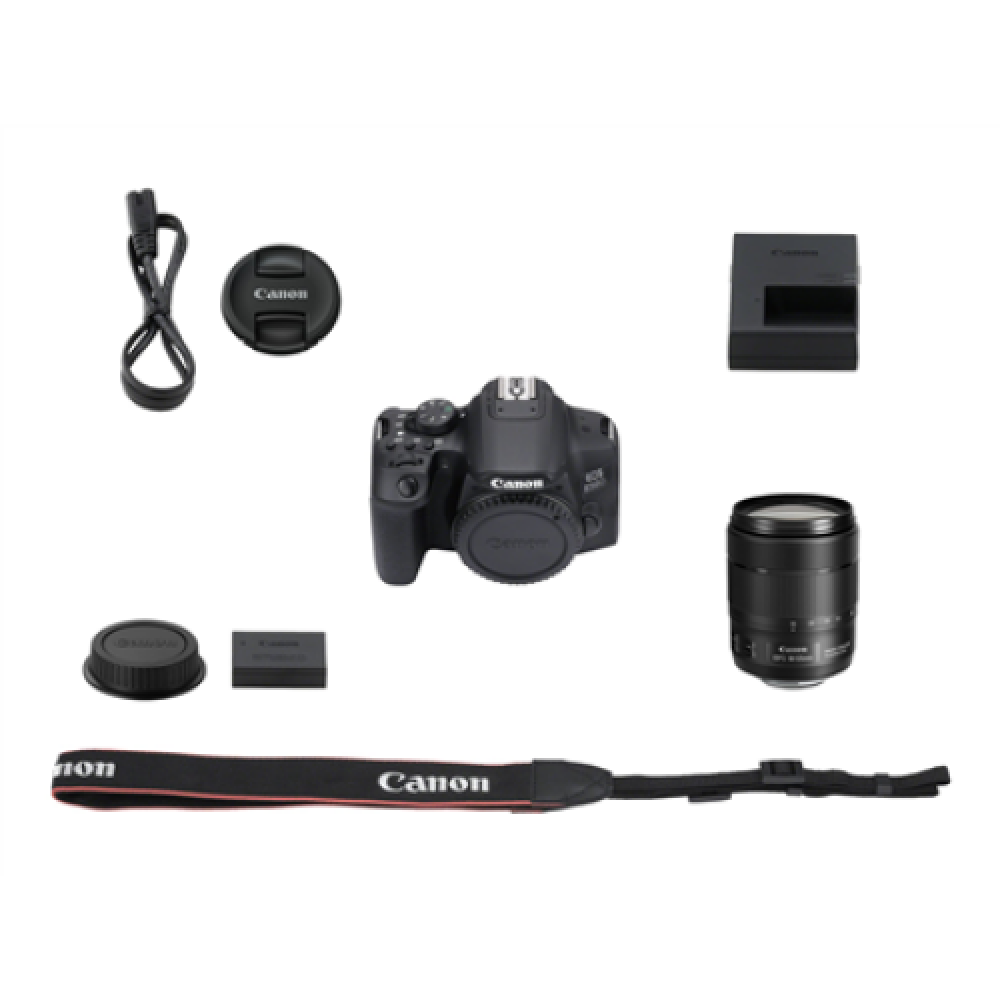 EOS 850D 18-135 U EU26 (SIP) , Megapixel 24.1 MP , Image stabilizer , ISO 51200 , Wi-Fi , Video recording , Black , CMOS