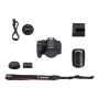 EOS 850D 18-135 U EU26 (SIP) , Megapixel 24.1 MP , Image stabilizer , ISO 51200 , Wi-Fi , Video recording , Black , CMOS