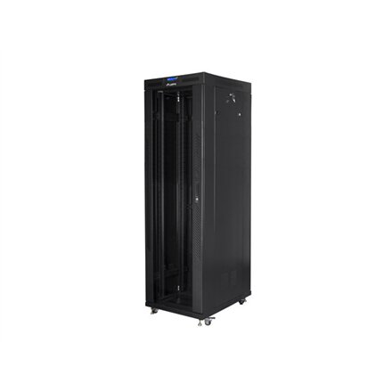 Lanberg , Rack cabinet 19 free-standing 42U/800x800 (flat pack) with glass door, LCD , FF01-8842-12BL , Black