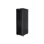 Lanberg , Rack cabinet 19 free-standing 42U/800x800 (flat pack) with glass door, LCD , FF01-8842-12BL , Black