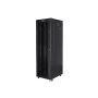 Lanberg , Rack cabinet 19 free-standing 42U/800x800 (flat pack) with glass door, LCD , FF01-8842-12BL , Black