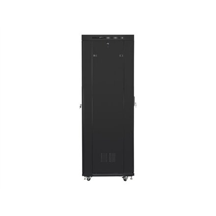 Lanberg , Rack cabinet 19 free-standing 42U/800x800 (flat pack) with glass door, LCD , FF01-8842-12BL , Black