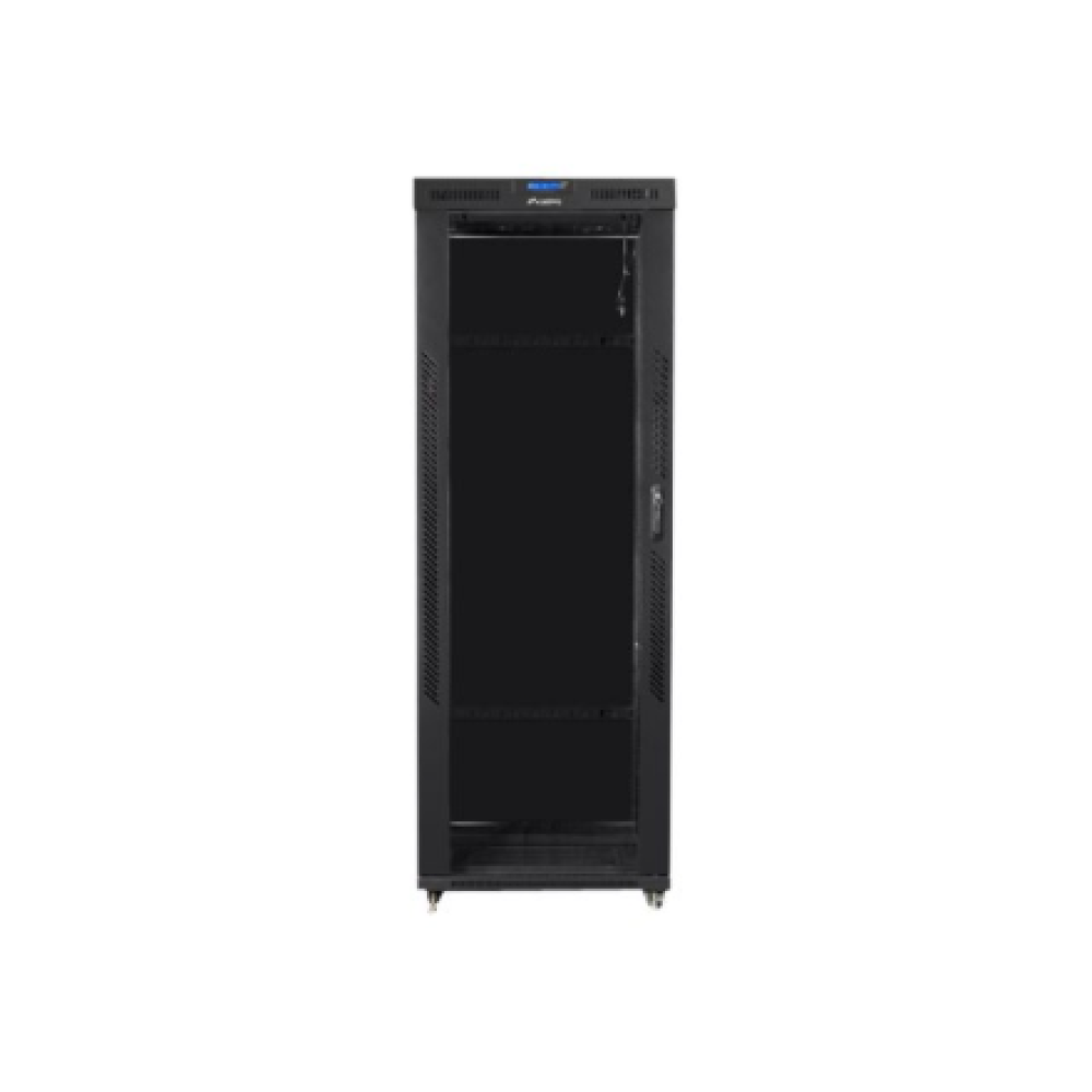 Lanberg Rack cabinet 19 free-standing 42U/800x800 (flat pack) with glass door lCD V2, black , Lanberg