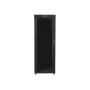 Lanberg , Rack cabinet 19 free-standing 42U/800x800 (flat pack) with glass door, LCD , FF01-8842-12BL , Black