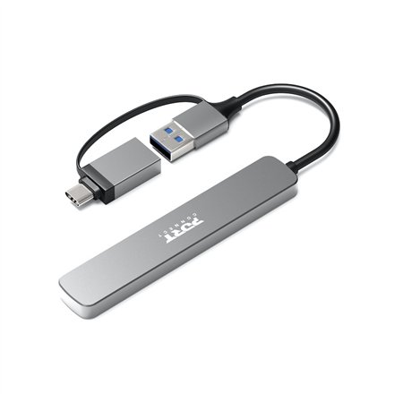 PORT CONNECT , HUB USB-C/USB-A 4 ports USB-A 3.0 5Gbps , 900160