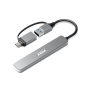 PORT CONNECT , HUB USB-C/USB-A 4 ports USB-A 3.0 5Gbps , 900160