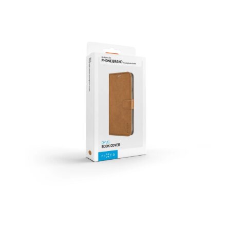 Fixed Opus , Book Case , Samsung , Galaxy A37 5G , Synthetic leather , Brown
