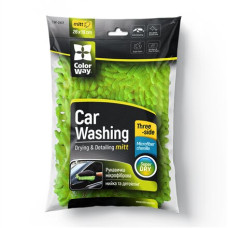 ColorWay , CW-2417 , Microfiber car wash and polish glove, double-sided ColorWay , CW-2417 , Microfiber car wash and polish glove, double-sided