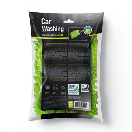ColorWay , CW-2417 , Microfiber car wash and polish glove, double-sided