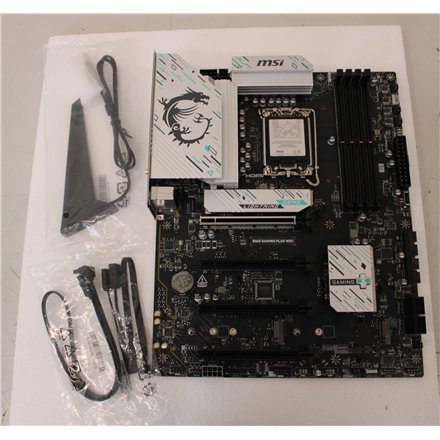 SALE OUT. MSI B860 GAMING PLUS WIFI , Processor family Intel , Processor socket LGA1851 , DDR5 , Supported hard disk drive interfaces SATA, M.2 , Number of SATA connectors 4 , USED, REFURBISHED, WITHOUT ACCESSORIES