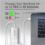 AXAGON GaN wallcharger 3x port (USB-A + 2x USB-C), PD3.0/PPS/QC4+/SFC2.0/AFC/SCP/FCP/Apple, 65W , ACU-DPQ65W