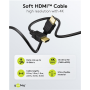 Goobay 80105 Soft HDMI High-Speed Cable with Ethernet , Soft , 5 m