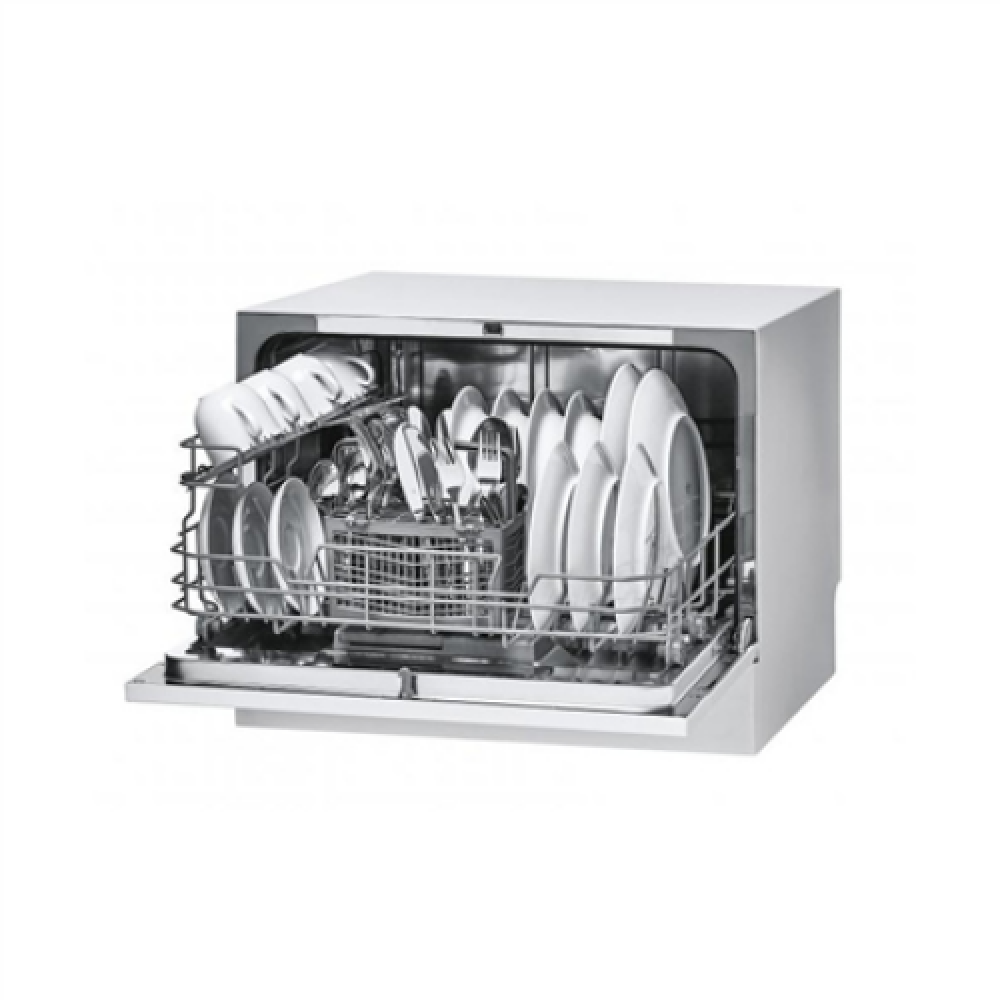 Table , Dishwasher , CDCP 6 , Width 55 cm , Number of place settings 6 , Number of programs 6 , Energy efficiency class F , White